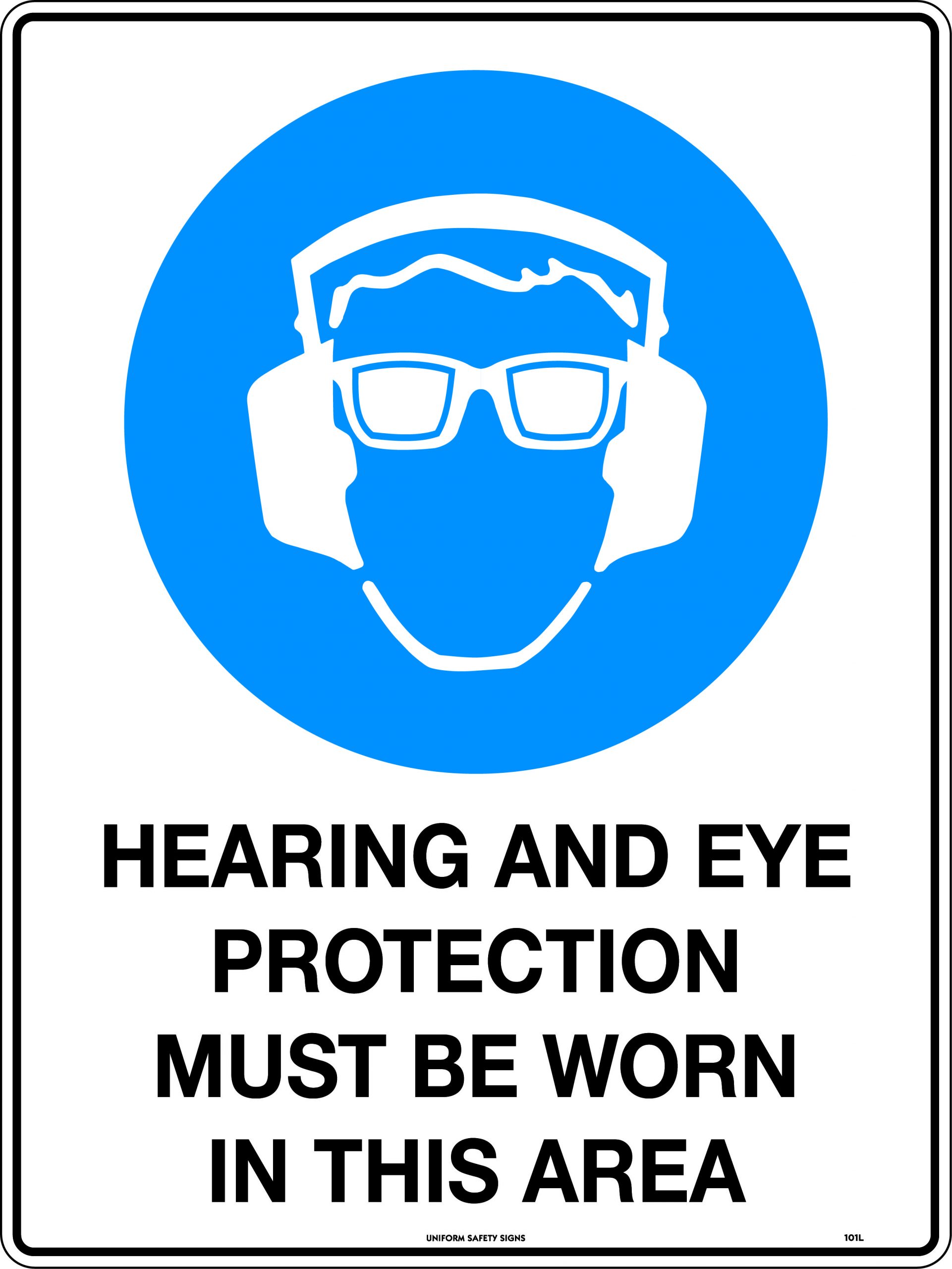 PICTOGRAM - ADHES - HEARING & EYE ( 200MM) 