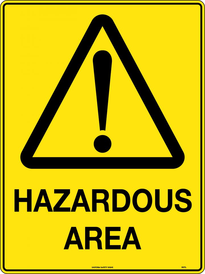 Hazardous Area Caution Signs USS