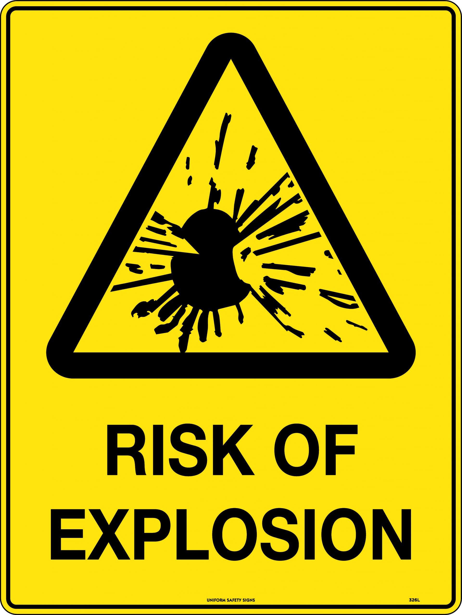 Caution Risk of Explosion | Caution Signs | USS