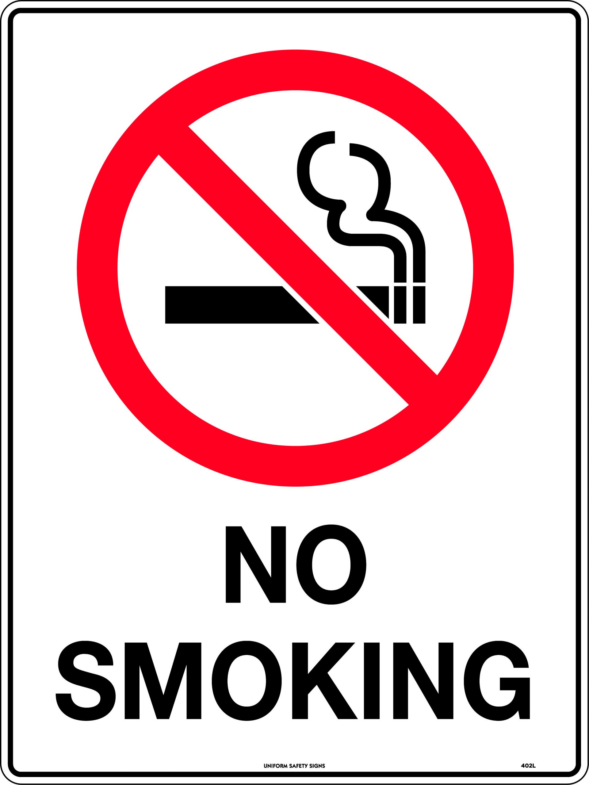SIGN - NO SMOKING ( SYMBOL) 16P-LA 225X300 