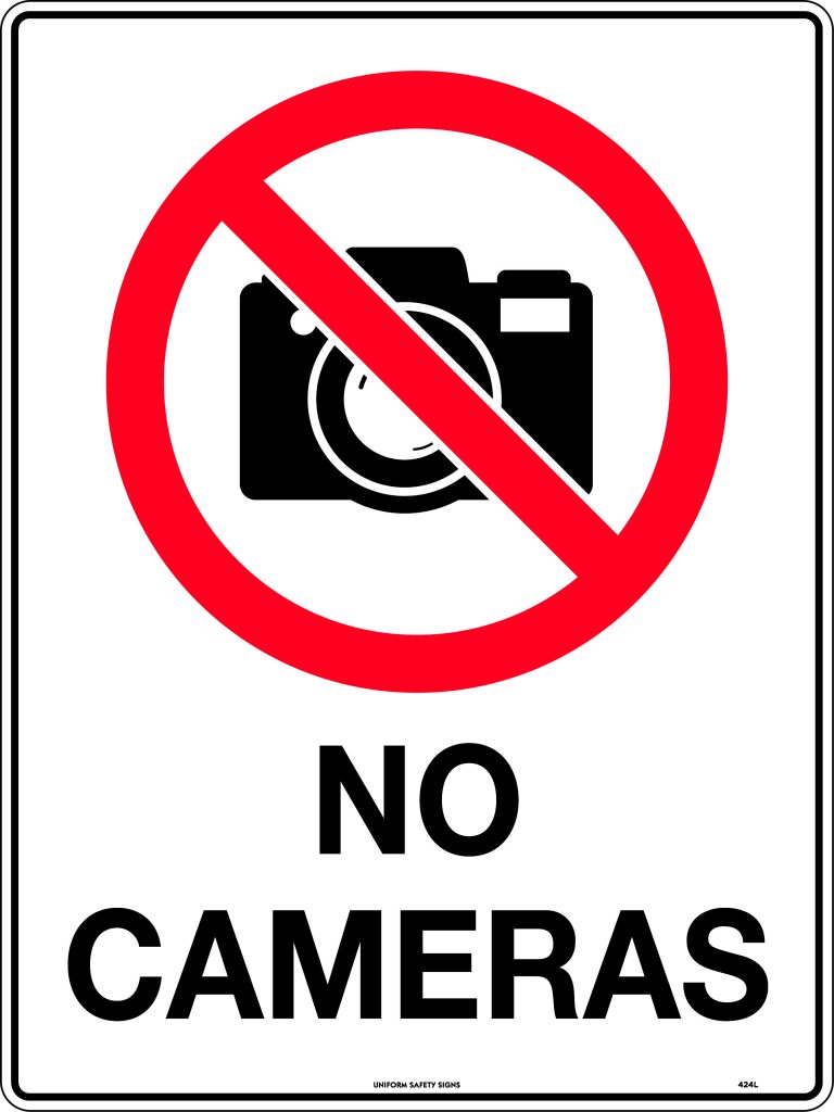 No Cameras Prohibition USS