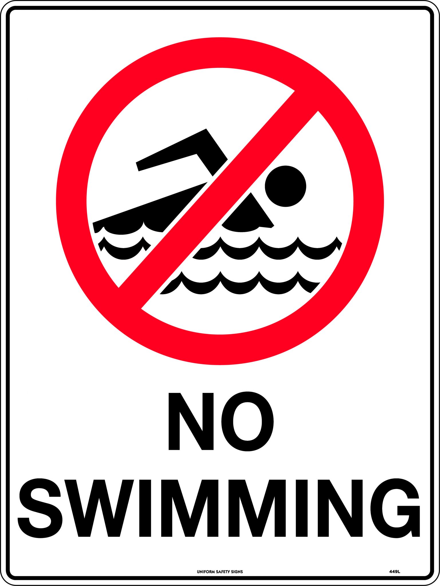 No Swimming | Prohibition | USS