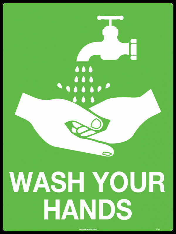 Wash Your Hands | First Aid Signs | USS