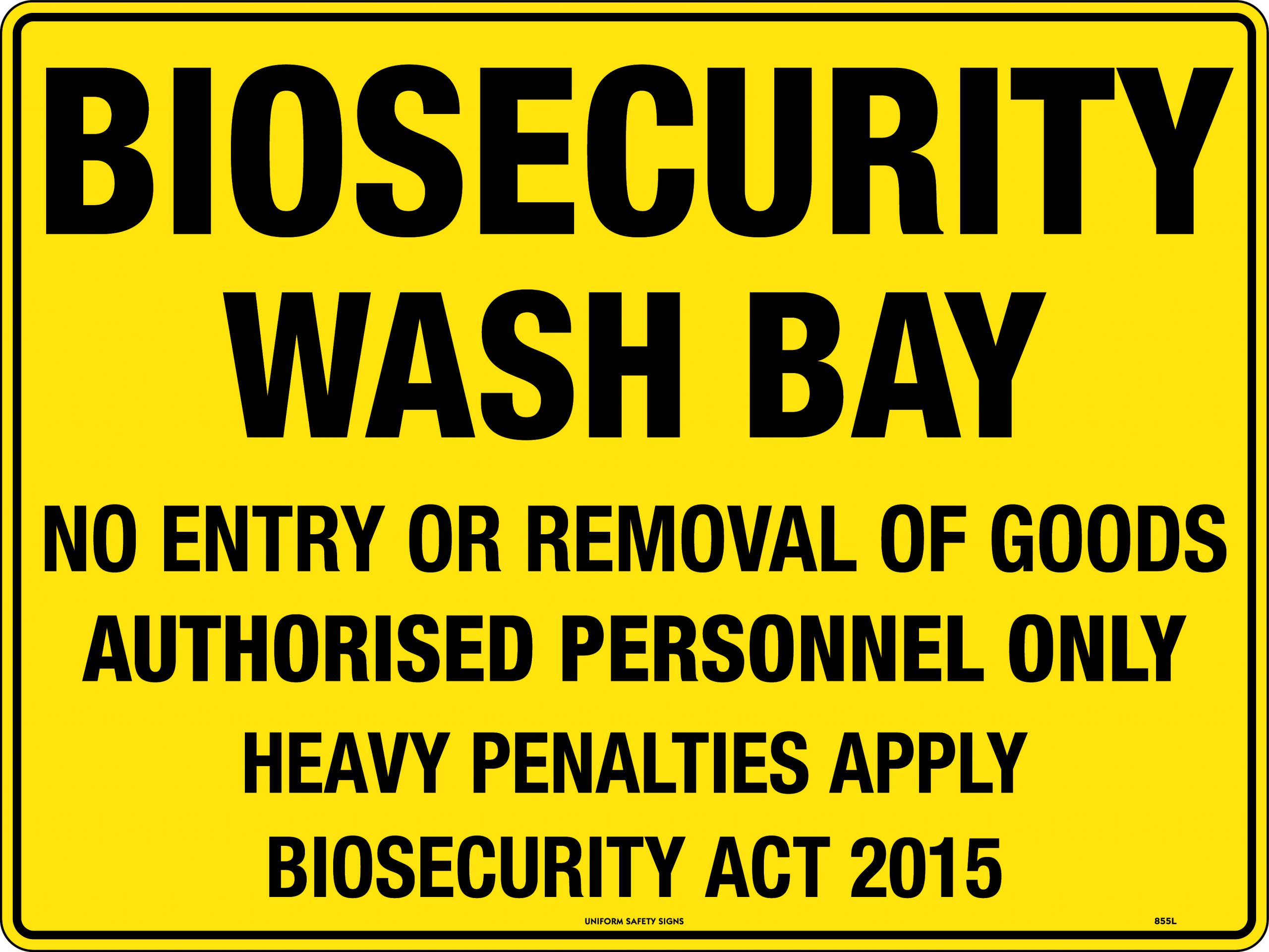 UNIFORM SAFETY 600X450MM POLY QUARANTINE WASH BAY 