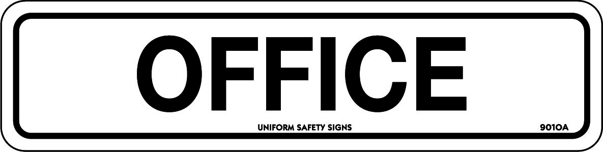 UNIFORM SAFETY 300X100MM SELF ADH OFFICE 