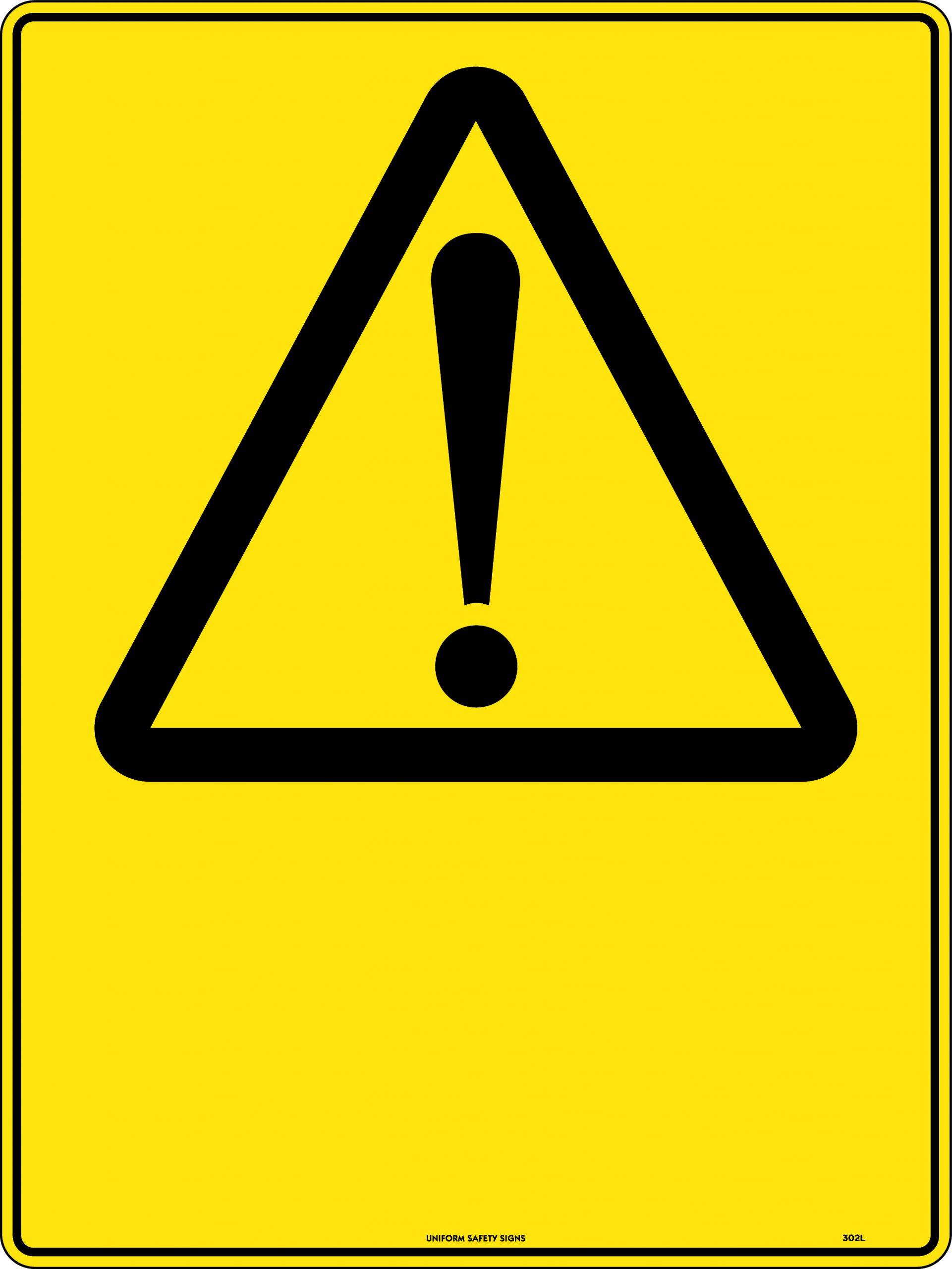 Caution Sign Template