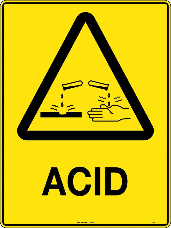 Acid Warning Sign