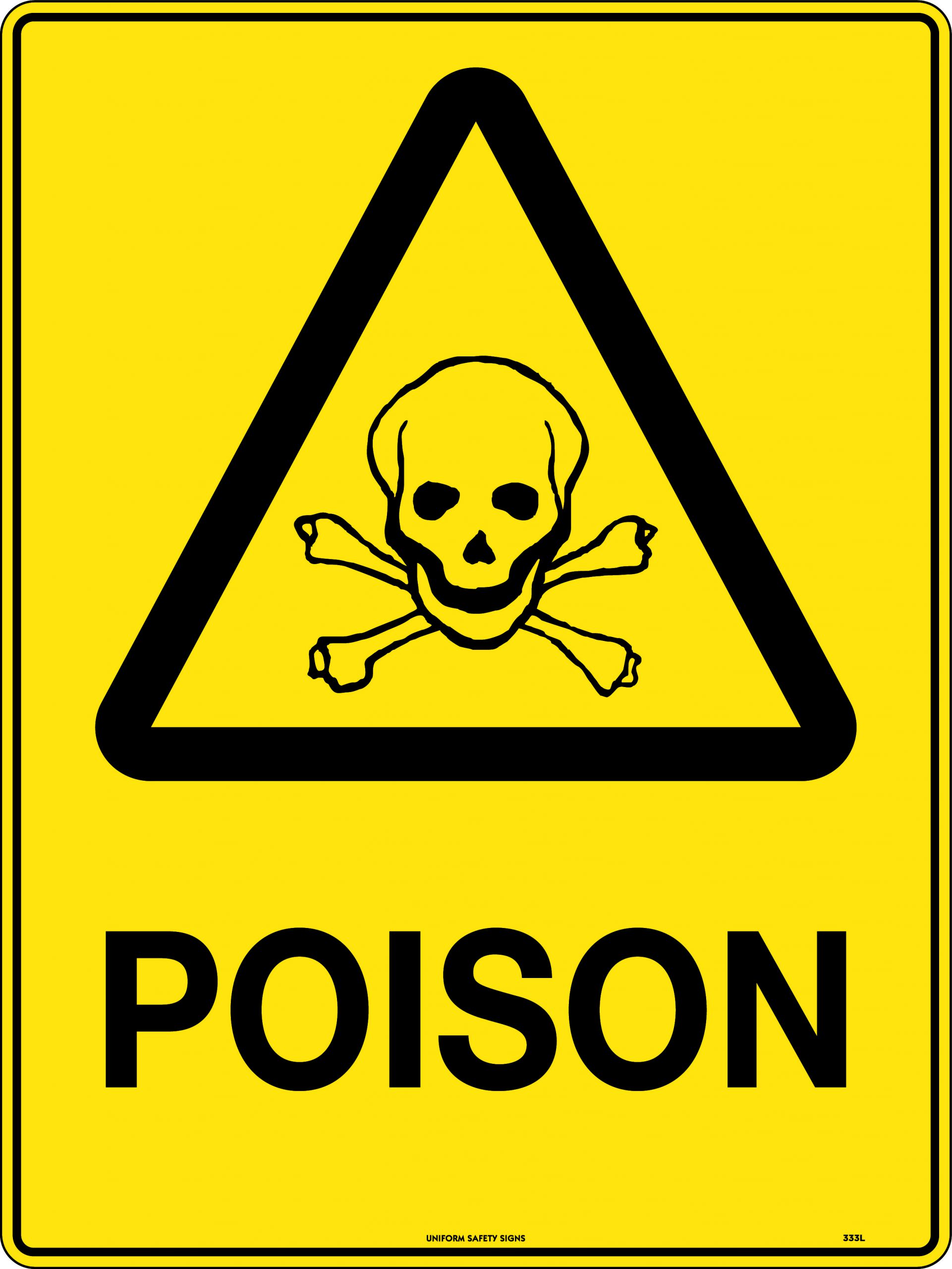 Poison Caution Signs USS