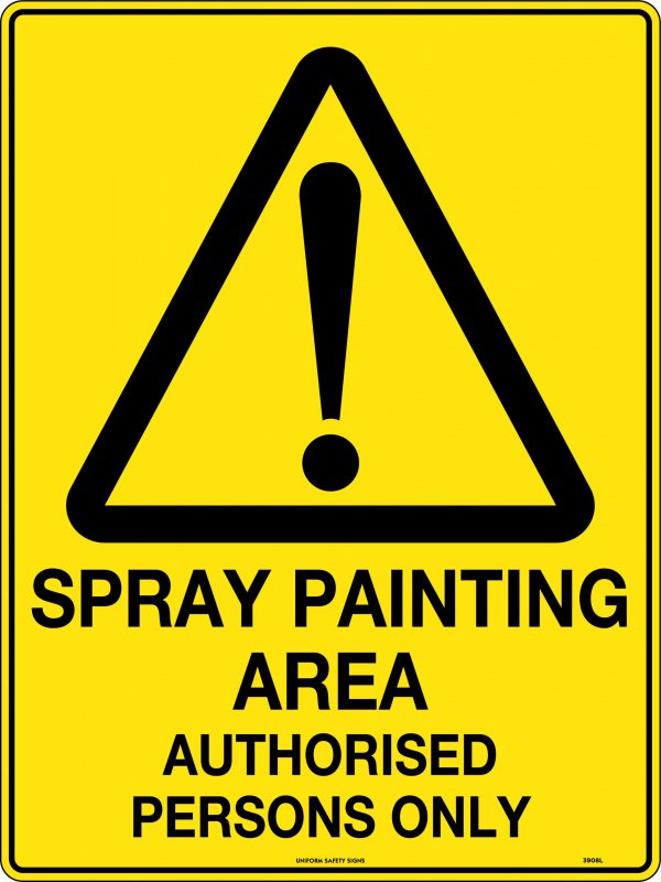 Spray Painting Area Signs