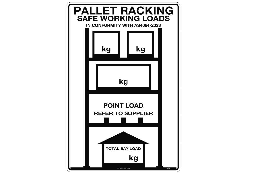 Visual Safety Card For Racking Pallet Racking Signage | General Signs | USS