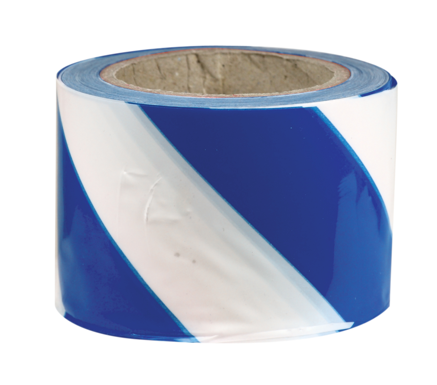 UNIFORM SAFETY 75MM X 50MTR BARRIER TAPE BLUE/WHITE 