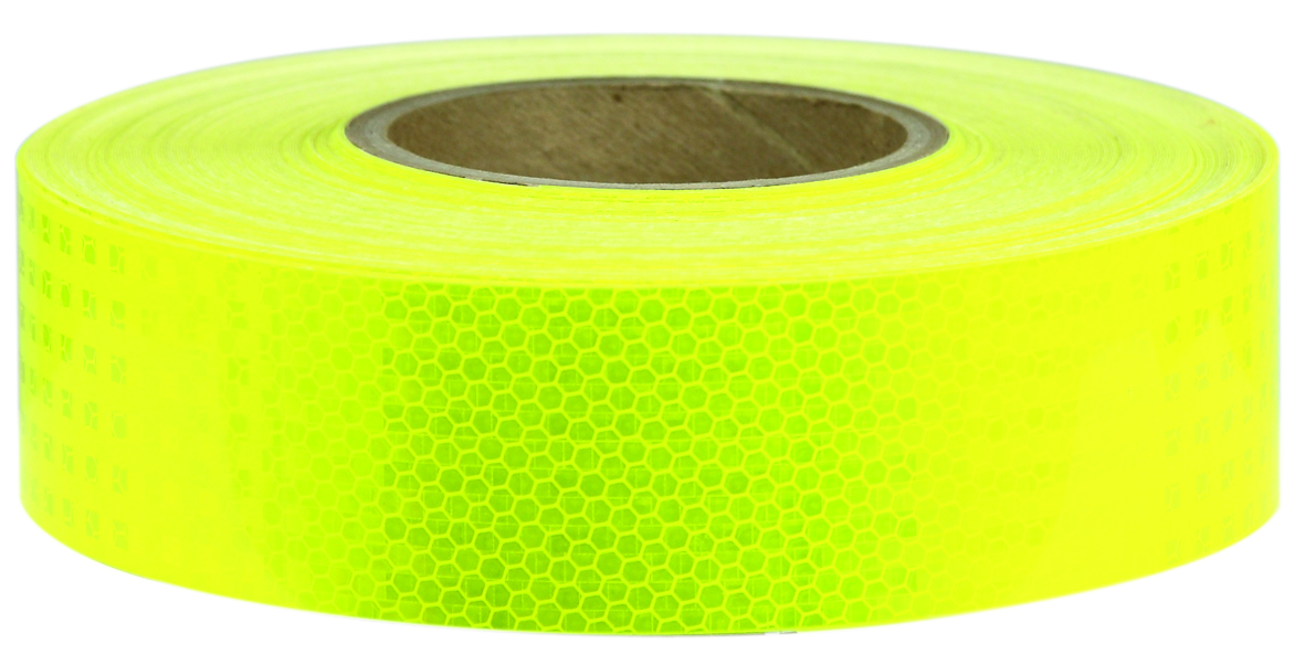 UNIFORM SAFETY 75MM X 45.7MTR CL1 AVERY REF TAPE LIME GREEN 