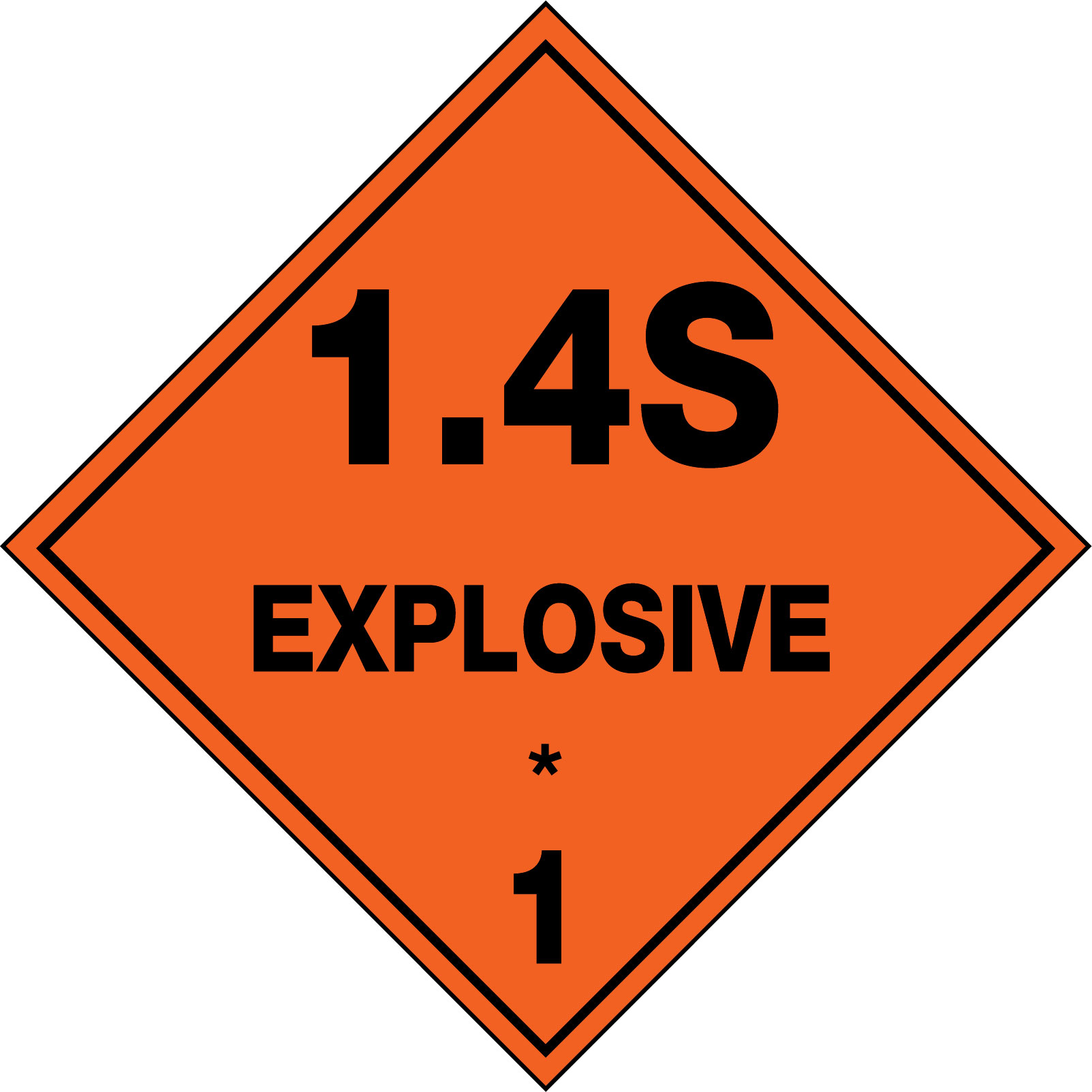 UNIFORM SAFETY 270X270MM METAL EXP 1.4 