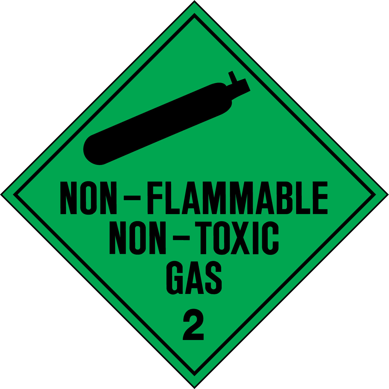 HAZCHEM-NON FLAM COMP. GAS ( 270MM) 