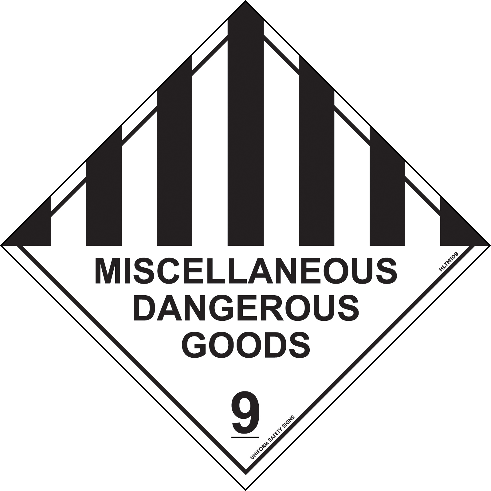 HAZCHEM-MISCELLANOUS GOODS( 100MM) PACK 5 