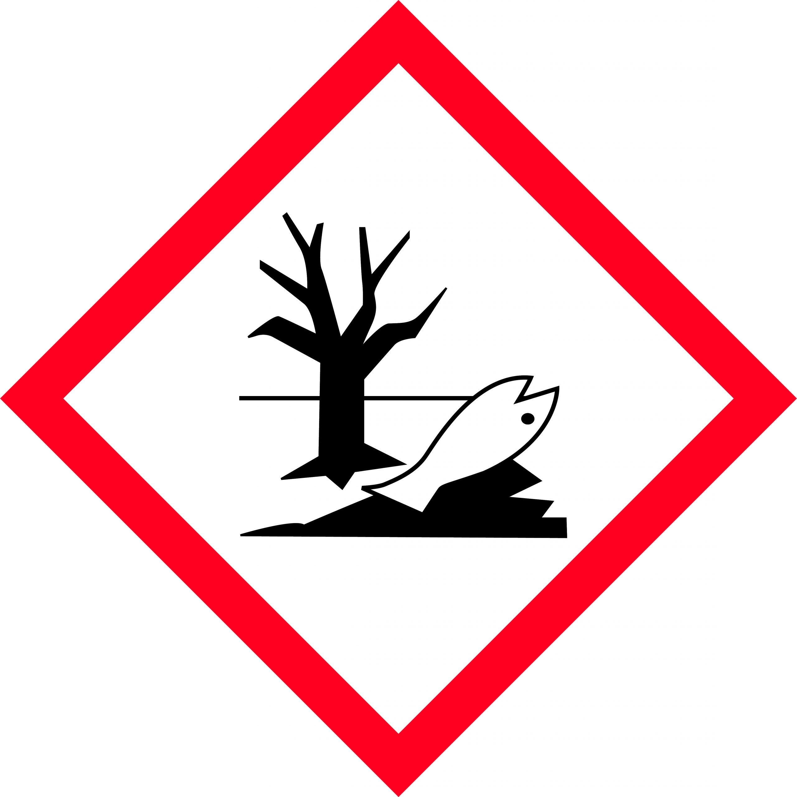 UNIFORM SAFETY 100X100MM SELF ADH 250/RL GHS ENVIRONMENTAL 