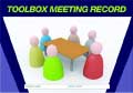 UNIFORM SAFETY LOG BOOK TOOLBOX MEETING RECORD LOGBOOK 