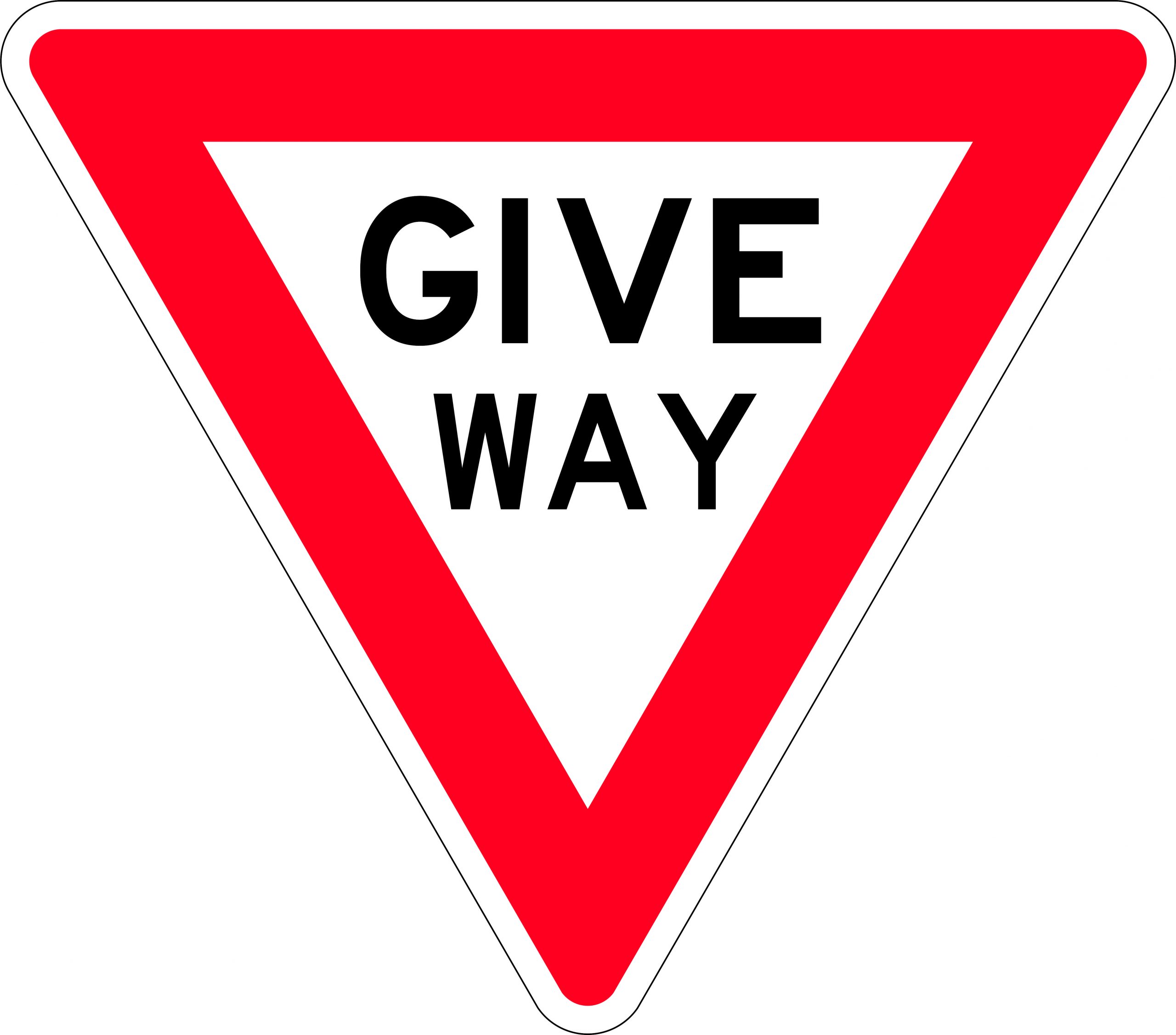 SIGN 1200MM TRIANGLE CLASS 1 ALUMINIUM GIVE WAY 