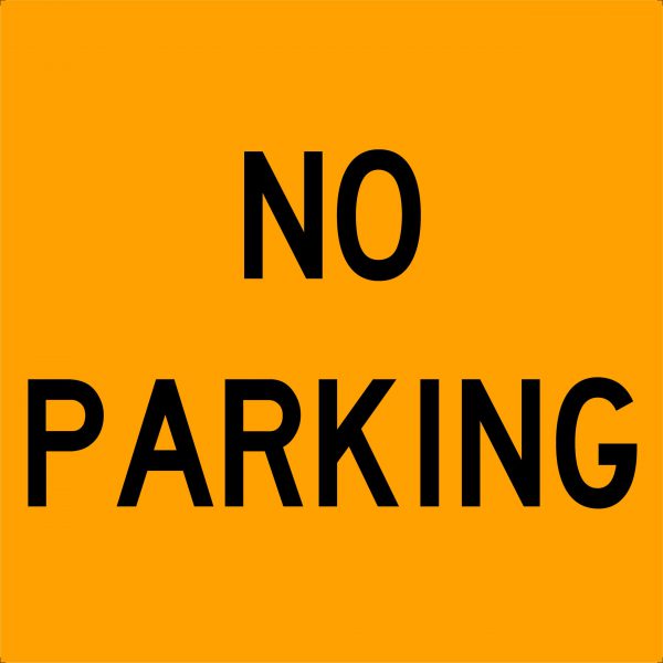 No Parking Traffic Swing Stand Signage