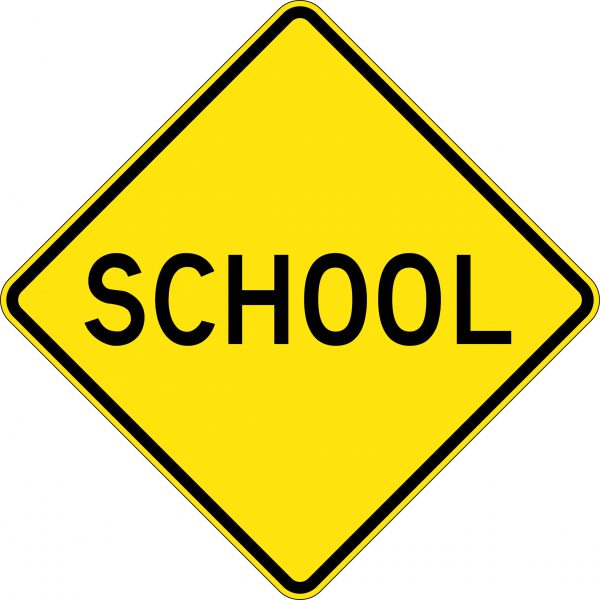 School Road Traffic Safety Signage
