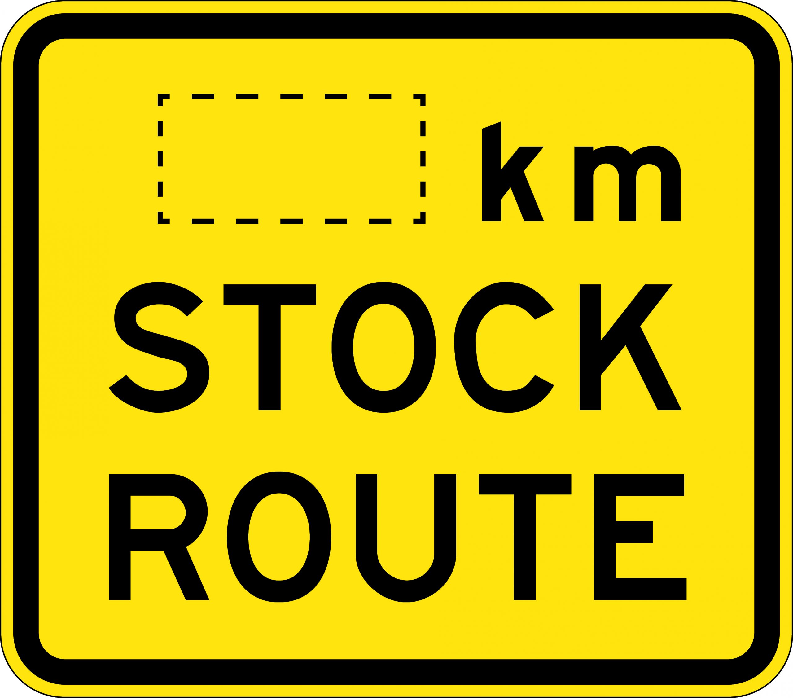 UNIFORM SAFETY 750X650MM ALUM CL1 REF KM STOCK ROUTE 