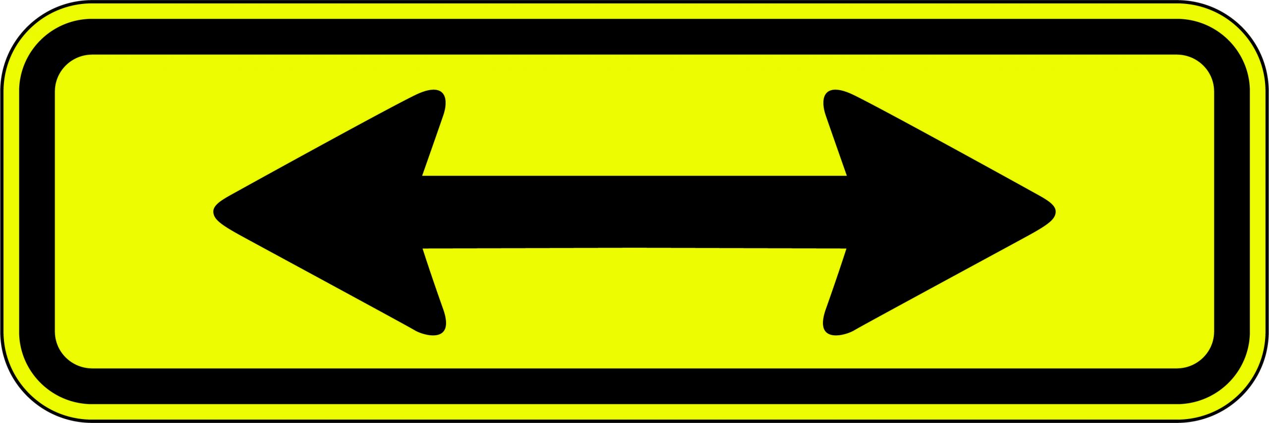 UNIFORM SAFETY 750X250MM ALUM CL1 REF CROSSING ARROWS 