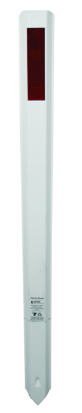 UNIFORM SAFETY 100MM WHITE REFLECTOR GUIDE POSTS 
