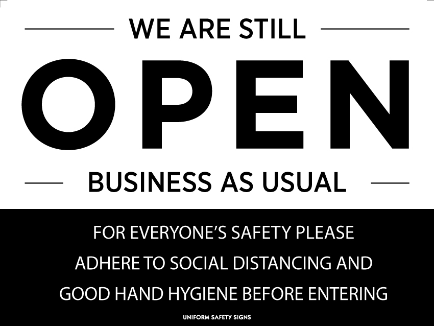 Open Closed Signs | OSHA & ANSI Compliant | USS