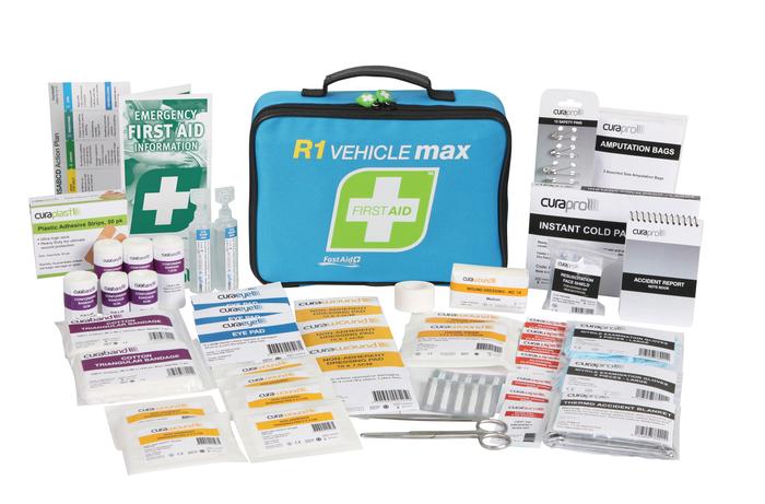 UNIFORM SAFETY FIRST AID KIT NATIONAL VEHICLE MAX SOFT PACK 