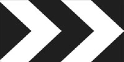SIGN 450 X 900MM CLASS 1 ALUMINIUM UNI-DIRECTIONAL HAZARD MARKER