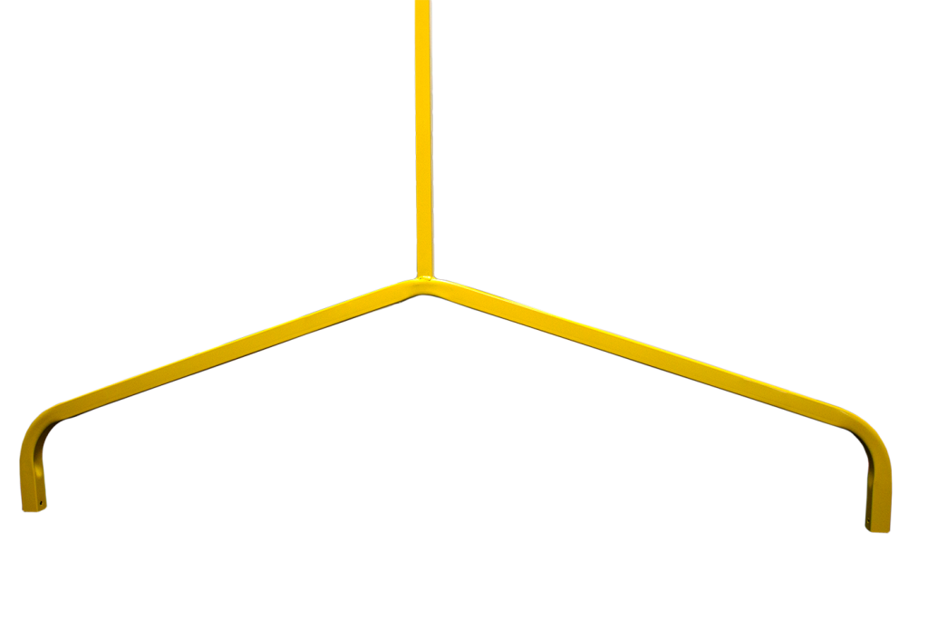 BiPod Fixed Legs Heavy Duty 2.5mm (Yellow Curved Feet) (Each) Multi